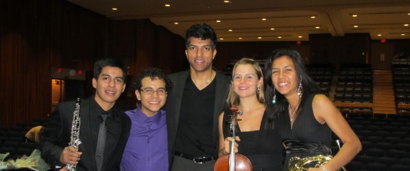 Nestor, Samuel, me, Ana and Elizabeth.
