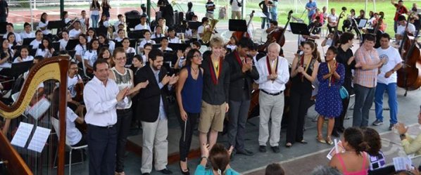 Post-concert celebrations