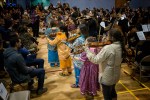 The children of Kahnawake with UNC Charlotte musicians