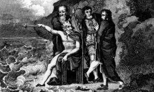 He might have been God's anointed, but his feet still got wet.